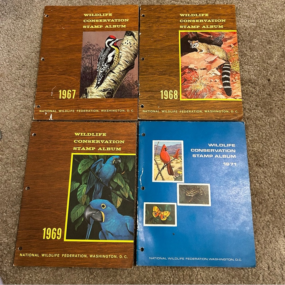 National Wildlife Federation Conservation Stamp Albums Complete Stamps